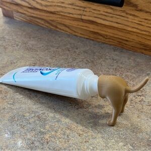 The Original Pooping Dog Butt Toothpaste Topper: Funny Gag Gift for Dog Lovers